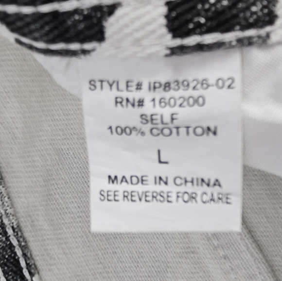 NWT Blue Buttercup Factory distressed cow print pants size large - Picture 13 of 15